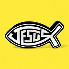 Glaube Christentum Jesus Fisch LED Lampe - Leuchtbox