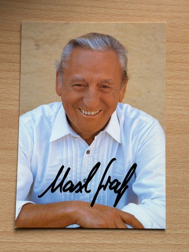 Maxl graf autogrammkarte - -,