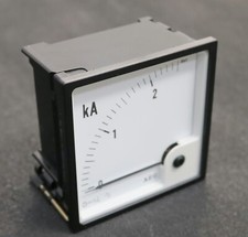 AEG Drehspul-Messwerk Moving coil measuring mechanism PQ96K 0-60mV Maße 95x95mm