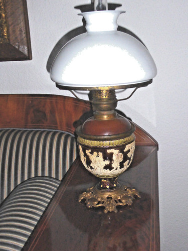 Petroleumlampe keramik - petroleumlampe,