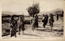 Ak Marokko, Partisans Beni Ourain allant du baroud, Marokkanische... - 4365234
