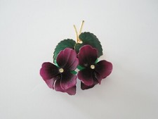 Vintage Brosche Kunststoff