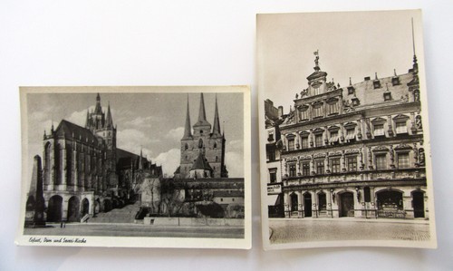 Postkarten lot erfurt - postkarten, x