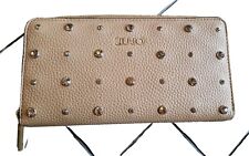 Großes Portemonnaie von  Liu Jo caramelfarben mit Strassapplikationen