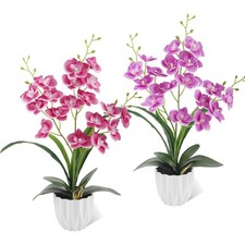 2 Stück Künstliche Orchideen