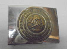 Altes Deutsches Feuerwehr Koppelschloß Deutsch Ungereinigter  Fundzustand