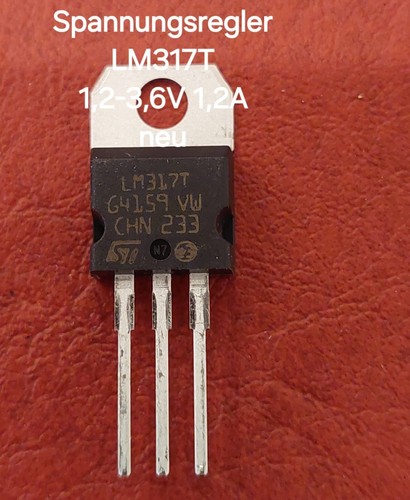 Spannungsregler lm317t - spannungsregler,