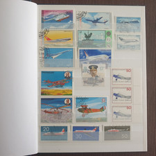 Briefmarkenalbum Flugzeuge Sammlerstück Briefmarken alle Welt & Briefe FDC