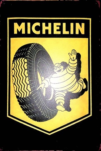 Blechschild michelin retro - "michelin",