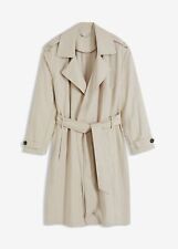 Trenchcoat mit Knöpfen Gr. 36 Beige Damen Jacke Mantel Coat Neu*