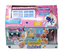 Cicciobello Amicci La Nuova Casa Puppenhaus viele Zimmer & Zubehör mit Trolley