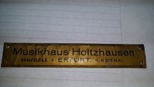 Schild musikhaus holtzhausen - schild,