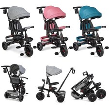 Kinderdreirad Dreirad Kinder Lenkstange Dach Fahrrad Baby Kinderwagen