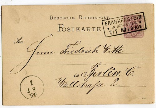 Postkarte ganzsache mit - postkarte,ganzsache,