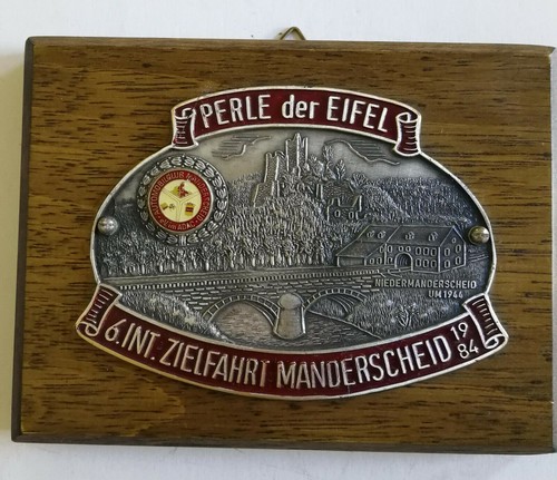 Plakette int zielfahrt - 6., int.