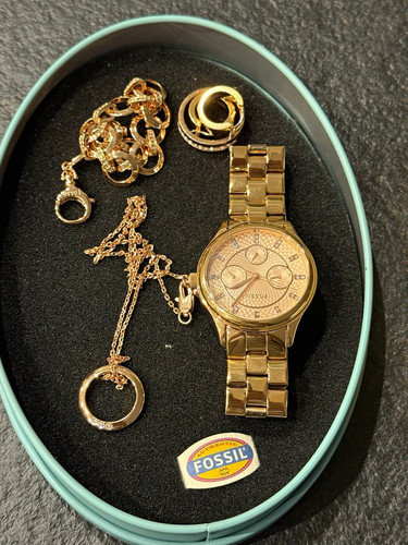 Fossil schmuckset uhr - uhr,, kette