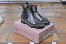 ? Pertini Chelsea Boots Stiefelette grau silber NEUw ?
