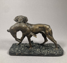BRONZE FIGUR Jagdhund Hund