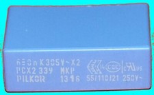 Kondensator 0,68µF 305V ~