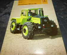 MB trac  1300  Allradschlepper - alter Prospekt/Technische Daten