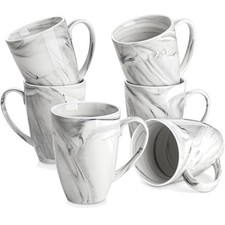 Kaffeebecher Set Porzellan 6er