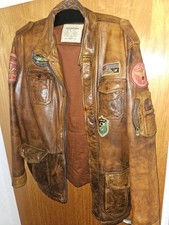 Milestone Lederjacke| Pilotenjacke | Herren Braun