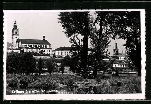 Ansichtskarte leitmeritz d - ansichtskarte, a.
