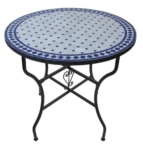 Mediterraner mosaiktisch rund - mediterraner,