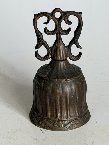 Antike bronze handglocke - antike,