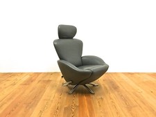 Cassina Dodo Design Relax Dreh Sessel  Leder Grau Anthrazit 