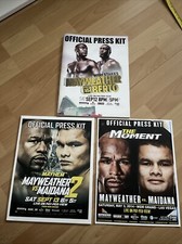 Floyd Mayweather Jr Press Kits Kit Pressemappen Boxkampf Boxing Boxsport Boxer