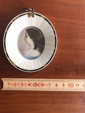 Orginal Miniaturgemälde Miniatur Portrait Frau Kunst Art miniature painting