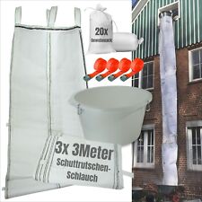 Schuttrutsche 9m flexibel