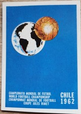 Plakat Chile WM 1962 - Panini - World Cup Story - Nr. 15 - ungeklebt