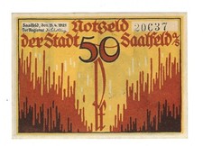 Notgeld - Saalfeld - Stadt Saalfeld - 50 Pfennig - 1921 - B. 2 -Der hohe Schwarm