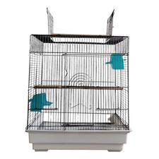 Vogelkäfig Wellensittichkäfig Papageienkäfig Käfig 47*44*34cm