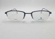 Brille Rodenstock R 4327 TITANIUM Schwarz Halbrand Brillengestell eyeglasses Neu