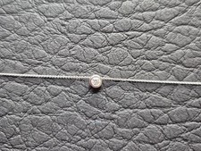 Collier 750 / Weißgold mit Brillant