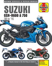 Reparaturhandbuch / -anleitung Suzuki GSX-R 600 / GSX-R 750 2006  - 2016