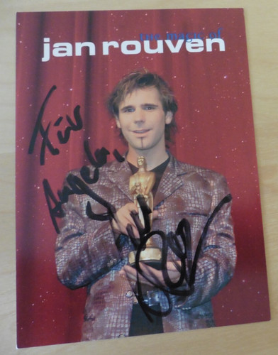 Jan rouven autogrammkarte - jan,