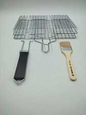 Grillkorb Faltbarer BBQ  Fischbräter Okyk Upgrade Vertiefer 