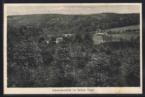 Schneidemühle zeitzer - ak,