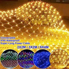 LED Lichternetz 2x2m 6x4m