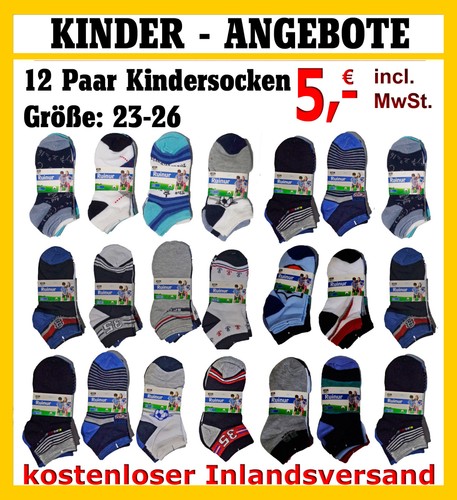 Paar kindersocken neu - 12,