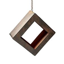 Edelrostoptik Hänger Blumenschale Pflanzgefäß Garten Blumengefäß Raute Deko