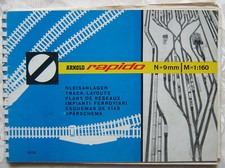 Arnold Rapido Gleisplan Heft Gleispläne 0020 Gleisanlagen Spur N + Schablone