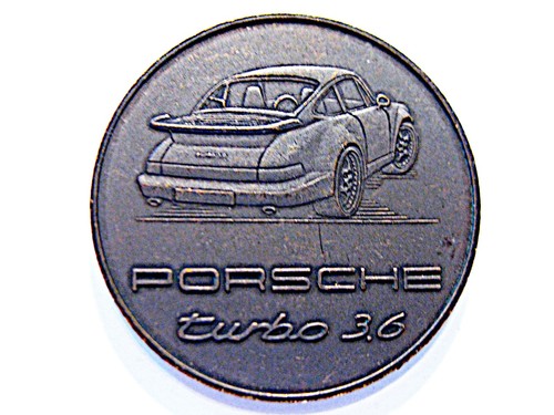 Medaille porsche turbo 6 - medaille,