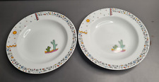 2 x Suppenteller Teller  Ø ca. 22 cm  Winterling Tequila Kaktus