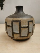 Wendelin Stahl Vase Signiert  T6746