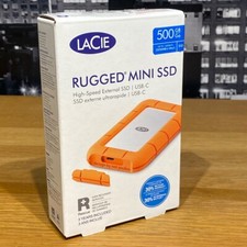 🟢 LaCie 500GB SSD Rugged
